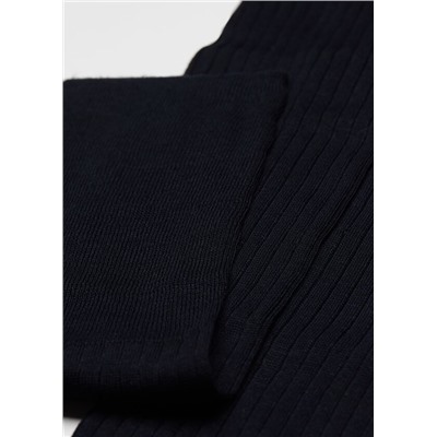 Lange gerippte Herrensocken mit Fil d‘Ecosse