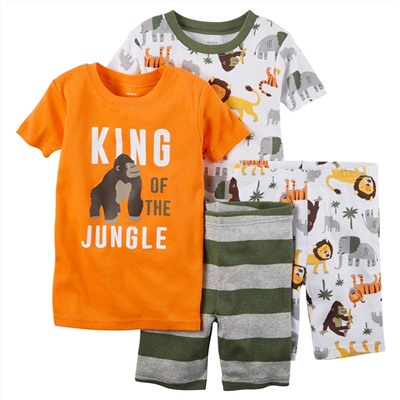 4-Piece Snug Fit Cotton PJs