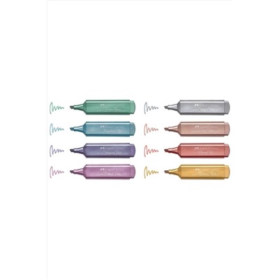 Faber Castell Fosforlu Kalem Seti Metalik 8 Li 15 46 89