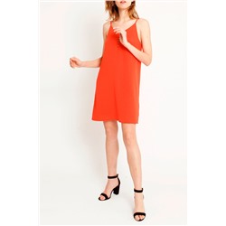 Vestido recto Naranja