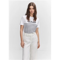 Camiseta algodón estampada