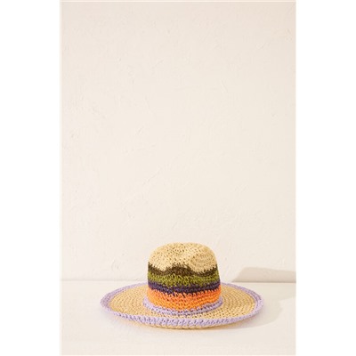Sombrero rafia color natural