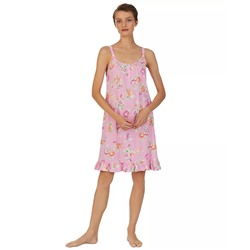 LAUREN RALPH LAUREN Women's Printed Ruffled Nightgown