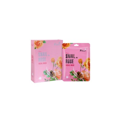 BELOV MOODS FLOWER SNAIL ROSE FACIAL MASK 38 ML / ПИТАТЕЛЬНАЯ МАСКА ДЛЯ ЛИЦА С ЭКСТРАКТОМ ЛЕПЕСТКОВ РОЗЫ И МУЦИНОМ УЛИТКИ ОТ BELOV 38МЛ