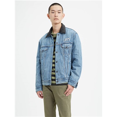 Levi's® Premium REVERSIBLE PADDED TRUCKER JACKET