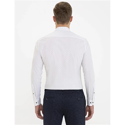 Haki Ex. Slim Fit Uzun Kollu Gömlek