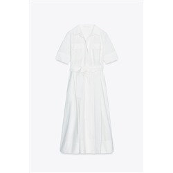 ZW COLLECTION POPLIN MIDI DRESS