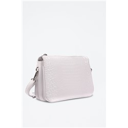 Bandolera de piel Arzergrande - Blanco