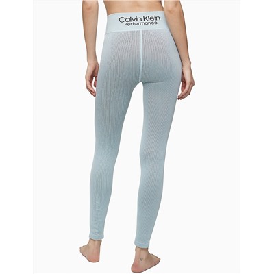 Performance Ribbed High Waist Full Length Leggings