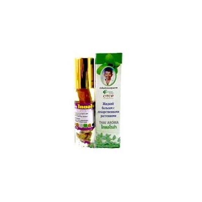 Роликовый жидкий тайский бальзам Thai Aroma 8 мл / Thai Aroma balm 8 ml