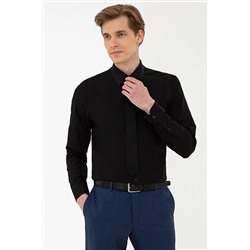 Pierre Cardin Siyah Slim Fit Basic Gömlek G021GL004.000.1295906