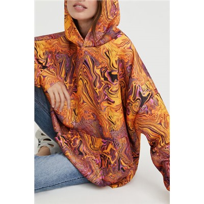 Sudadera unisex efecto marmoleado