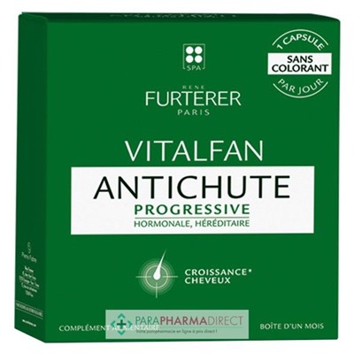 René Furterer Vitalfan Progressive - Cheveux Clairsemés - LOT de 3x30 capsules (1 mois OFFERT)Lot  × 3
