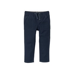 LUPILU® Cargohose Jungen, elastischer Kordelzugbund mit Bindeband, aus reiner Bio-Baumwolle