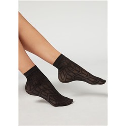 Modische transparente Socken