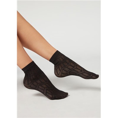 Modische transparente Socken