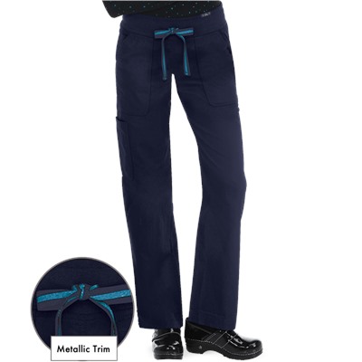 koi Scrubs Limited Edition Morgan Knit Waist Cargo Pant