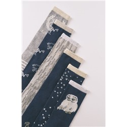 Pack 6 calcetines largos algodón Harry Potter