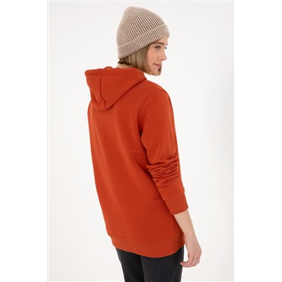 Erkek Kiremit Basic Sweatshirt