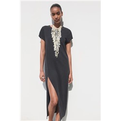 WASHED MIDI DRESS