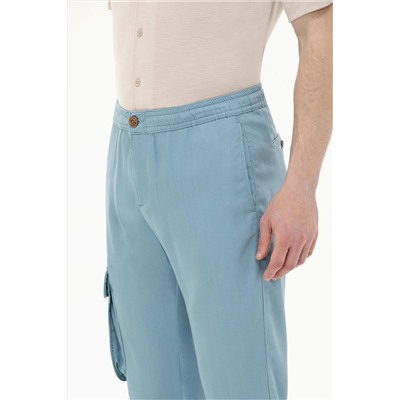 Erkek Mint Kanvas Pantolon