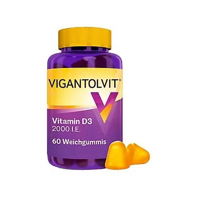 Vigantolvit 2000 I.E. Vitamin D3 Weichgummis, 60 St
