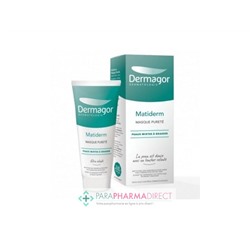 Dermagor Matiderm Masque Pureté Matifiant et Séborégulateur Peaux Mixtes ou Grasses 40ml