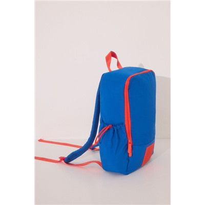 Mochila viaje nylon azul