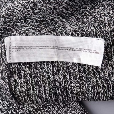 Повседневный короткий вязаный свитер с длинными рукавами