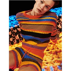Shorts aus Strukturjersey