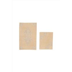 Çeyiz Diyarı Elizabeth Fransız Güpürlü 2 Li Banyo Paspas Takımı CD444092
