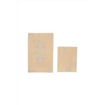 Çeyiz Diyarı Elizabeth Fransız Güpürlü 2 Li Banyo Paspas Takımı CD444092