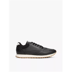 Leather-Mix Runner Sneaker