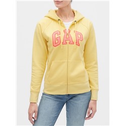 Gap Logo Zip Hoodie In Fleece