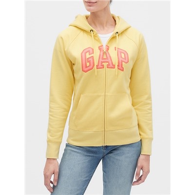 Gap Logo Zip Hoodie In Fleece