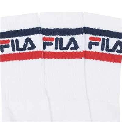 FILA Unisex Sportsocken "Falk" 3 Paar weiß FS24T001-100-White