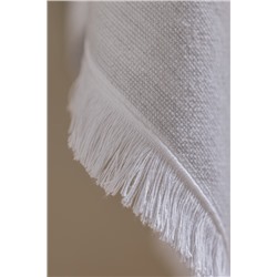 Rayla %100 Pamuk Banyo Havlusu - Beyaz/Gri