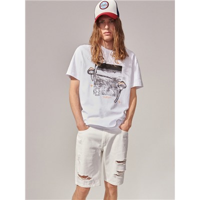 Shorts im Regular-Fit aus Denim