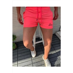 Oliggopol, Erkek Neon Pembe Cepli Model Mayo & Erkek Deniz Şortu