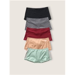 PINK 5-PACK COTTON BOYSHORT