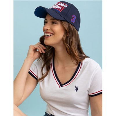 WOMENS EMBROIDERED USPA FLAG HAT