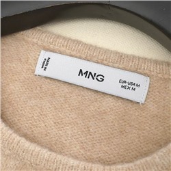 Трикотажный топ в нежном цвете хаки  MANG*O