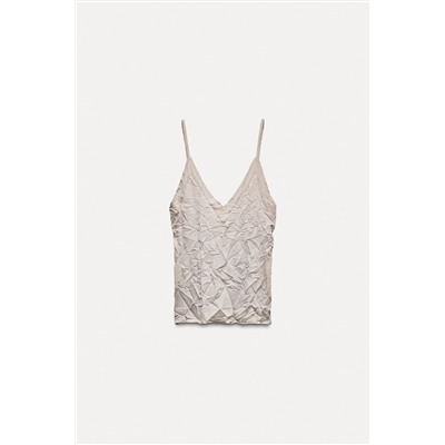 RUCHED CAMISOLE TOP