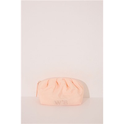 Neceser mediano nube nylon naranja