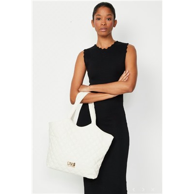 Bolso shopper Claudia - Marfil