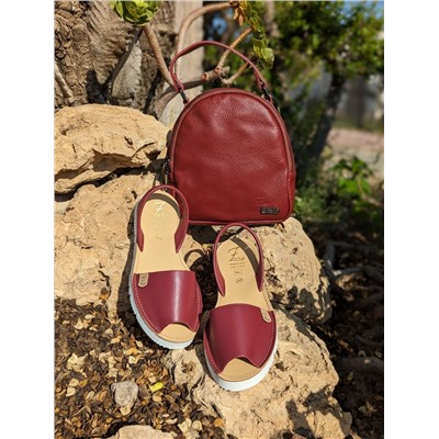 AB.Zapatos · 3202 · Granate+AB.Z · Pelle · mochila NAPA (630) Burdeos АКЦИЯ