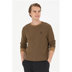 Erkek Açık Haki Sweatshirt