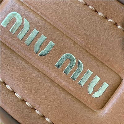 Минималистичные босоножки Miu Mi*u 🩷  Реплика 1:1 ( натуральная кожа)