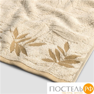 TOGAS Полотенце ЛЕРЕЙ беж 70х140, 1 пр., 85% хлопок/15% sensotex, 600 г/м2