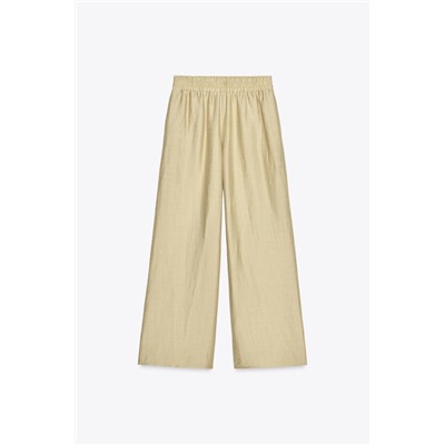WIDE-LEG TROUSERS WITH ELASTIC WAIST